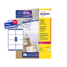 Avery® White Jam-Free Quick PEEL Labels - 8 Labels, 99.1 x 67.7mm