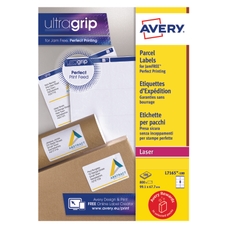 AVERY Jam-Free Quick PEEL Labels - White - 99.1x67.7mm - 8 Per Sheet - 100 Sheets
