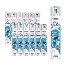 Glade 2-in-1 Air Freshner - Pacific Breeze - 500ml - Pack of 12