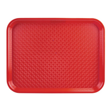 Polypropylene Fast Food Trays - Red