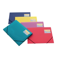 Rapesco 3 Flap Portfolio Wallet A4+ Assorted - Pack of 5