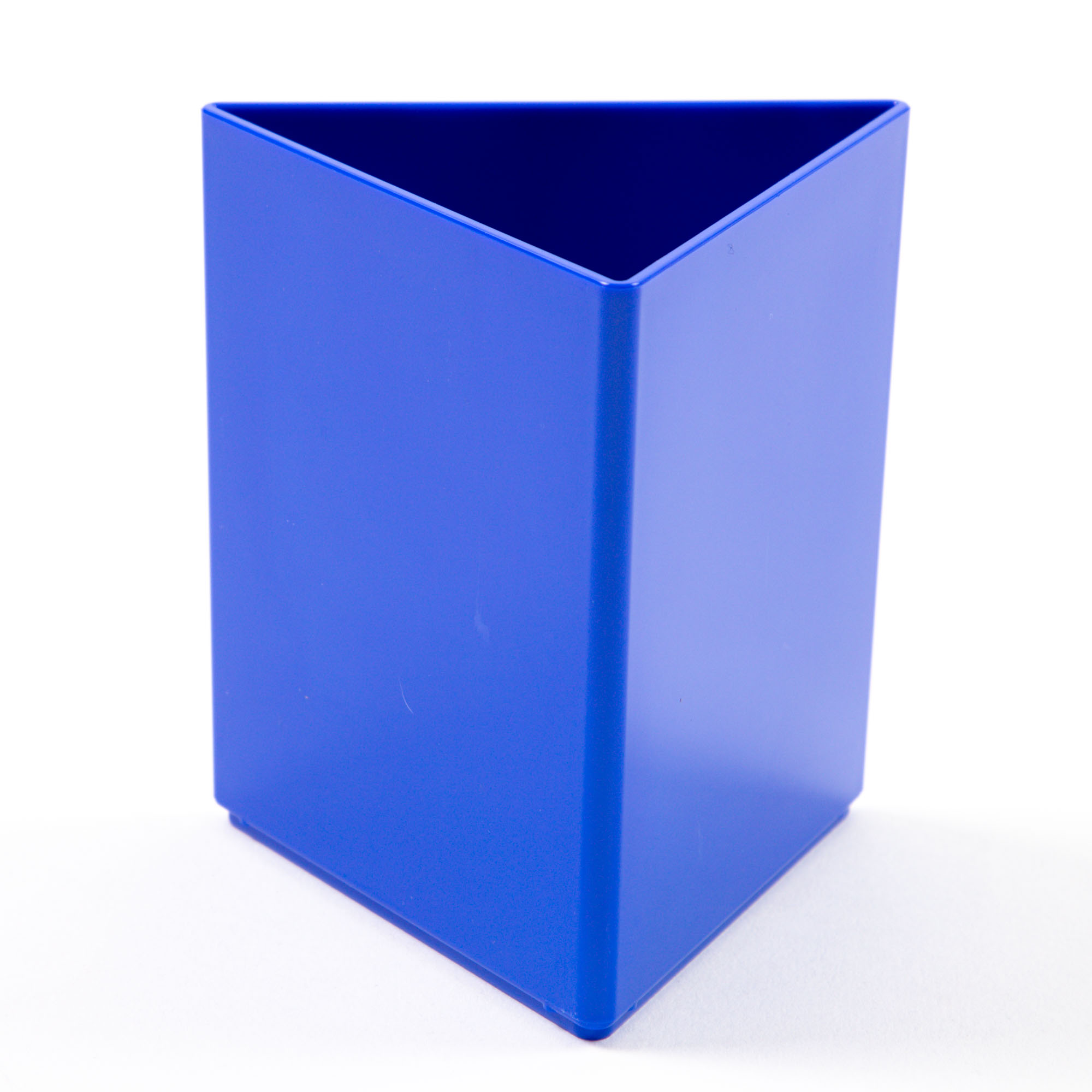 Triangular+Pen+Pot+Blue