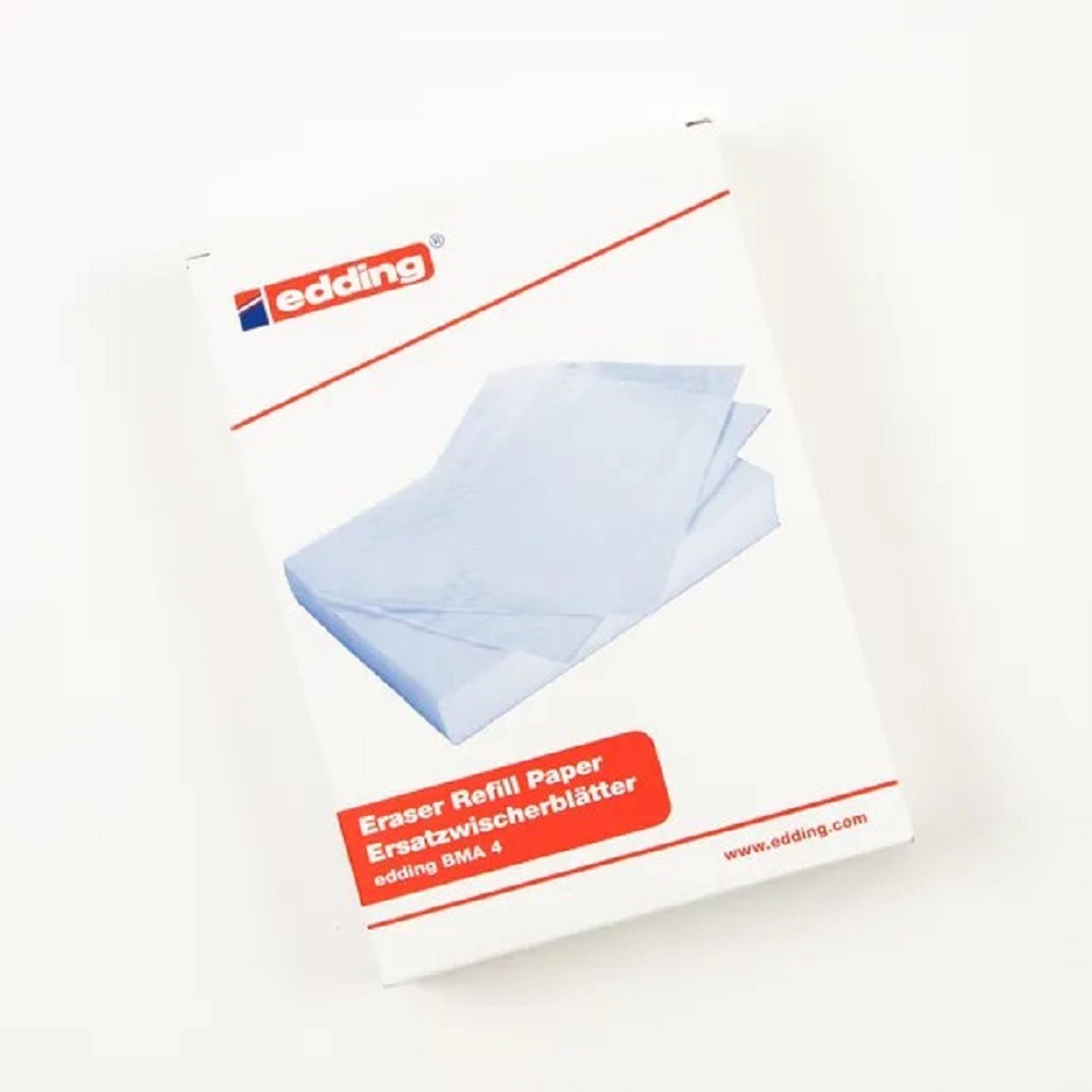edding BMA4 Board Eraser Refill Sheets - Pack of 100
