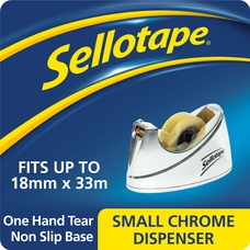 Sellotape® Chrome Tape Dispenser - Small   