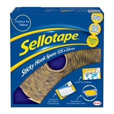 Sellotape® Hook Spots - 22mm - Pack of 125