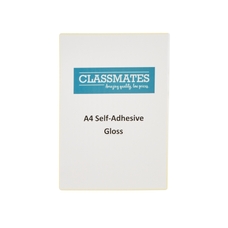 Classmates Self-Adhesive Laminating Pouches 150 Micron A4 Gloss - Box of 100
