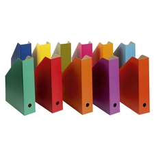 Profile Education Coloured Filing Boxes - Assorted - Pack of 11
