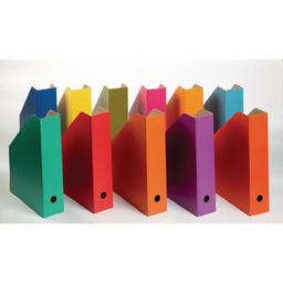 Profile Education Coloured Filing Boxes - Assorted - Pack of 11