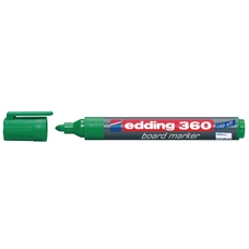 Edding 360 Whiteboard Marker Green, Bullet Tip - Pack of 10