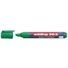 edding 363 Whiteboard Marker - Green - Chisel Tip - Pack of 10