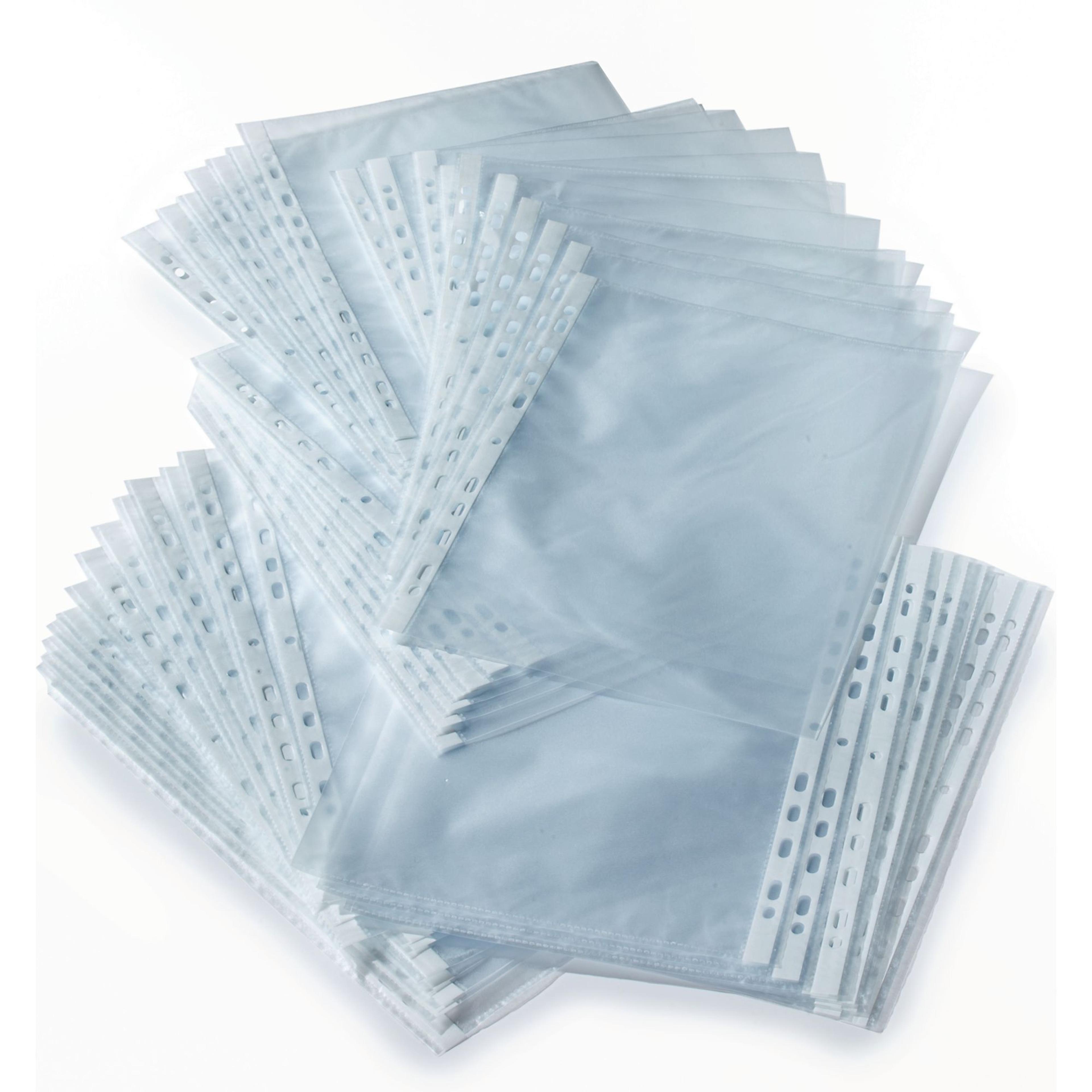 DISC-Classmates Punched Pocket A4 Clear - Pack of 100