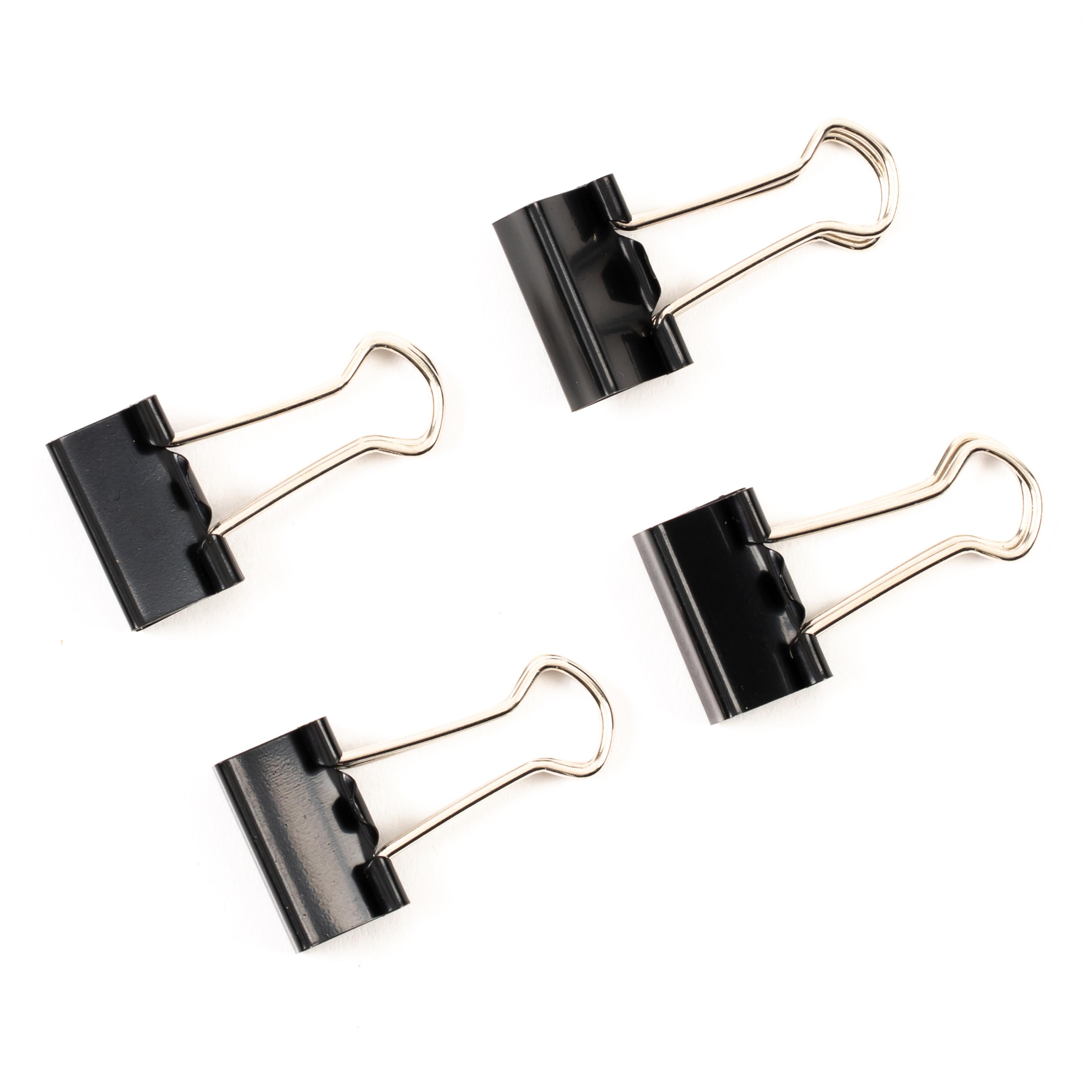 Classmates Fold Back Clip - Black - 19mm - Pack of 10