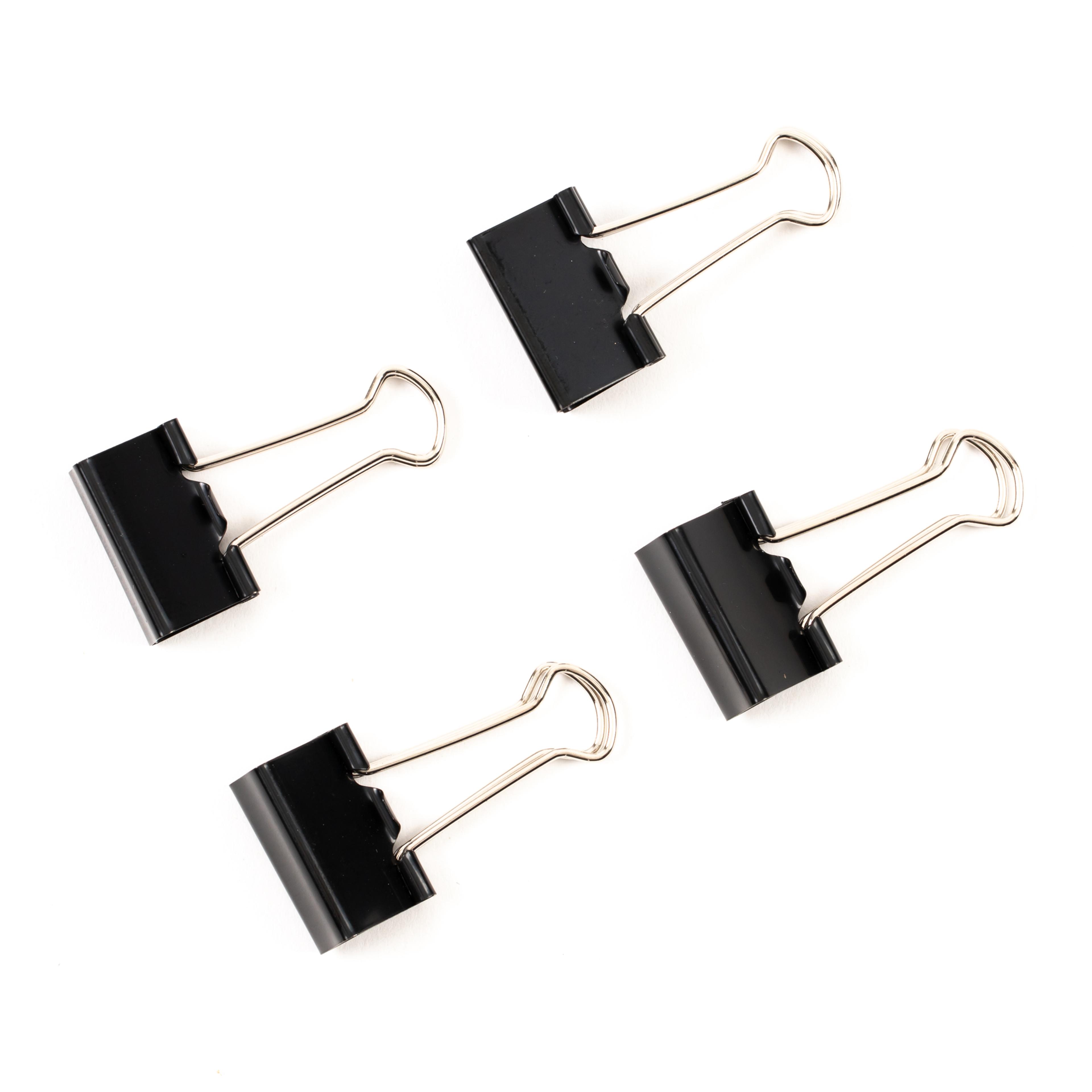 Classmates Fold Back Clip - Black - 25mm - Pack of 10