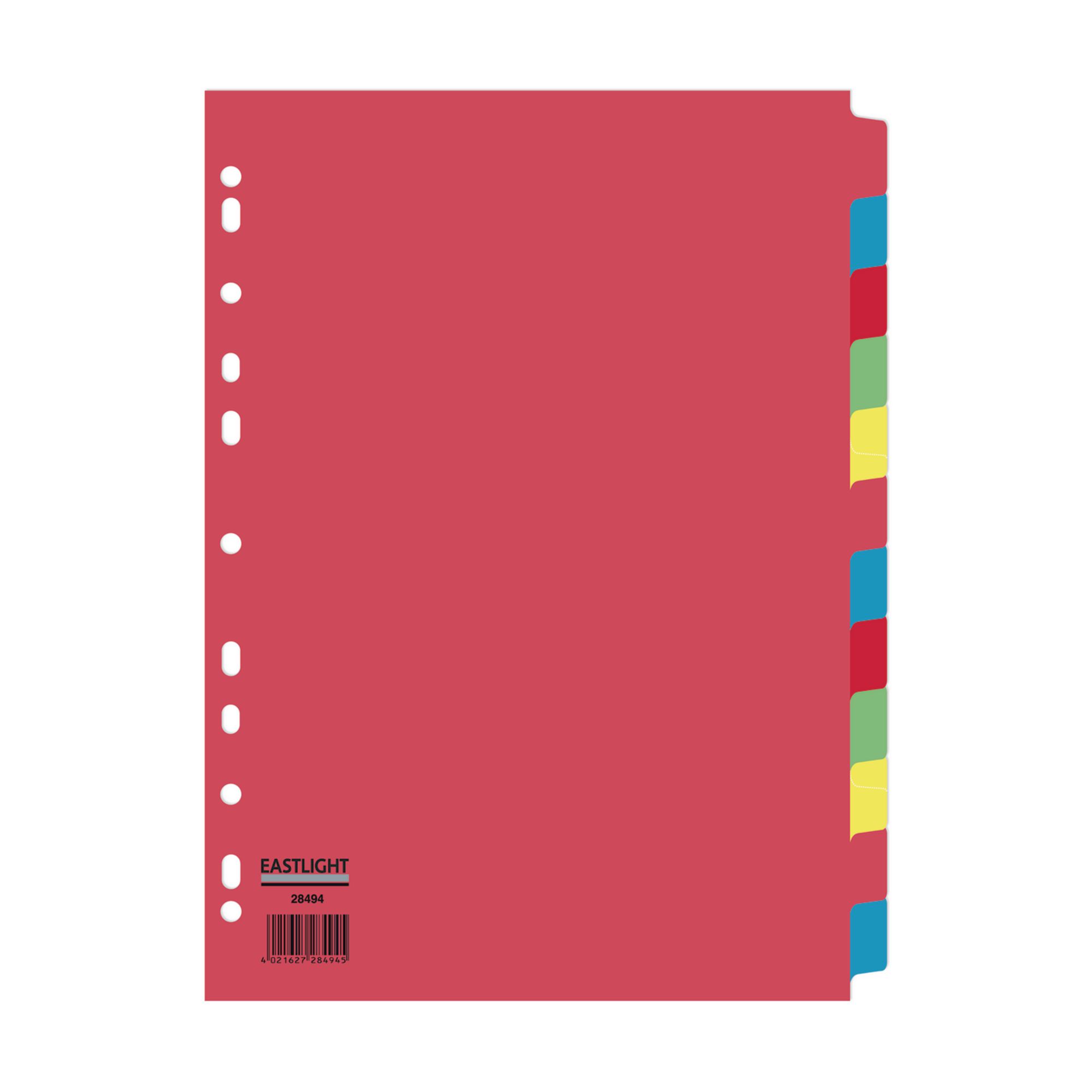 A4 Subject Dividers 12 Part