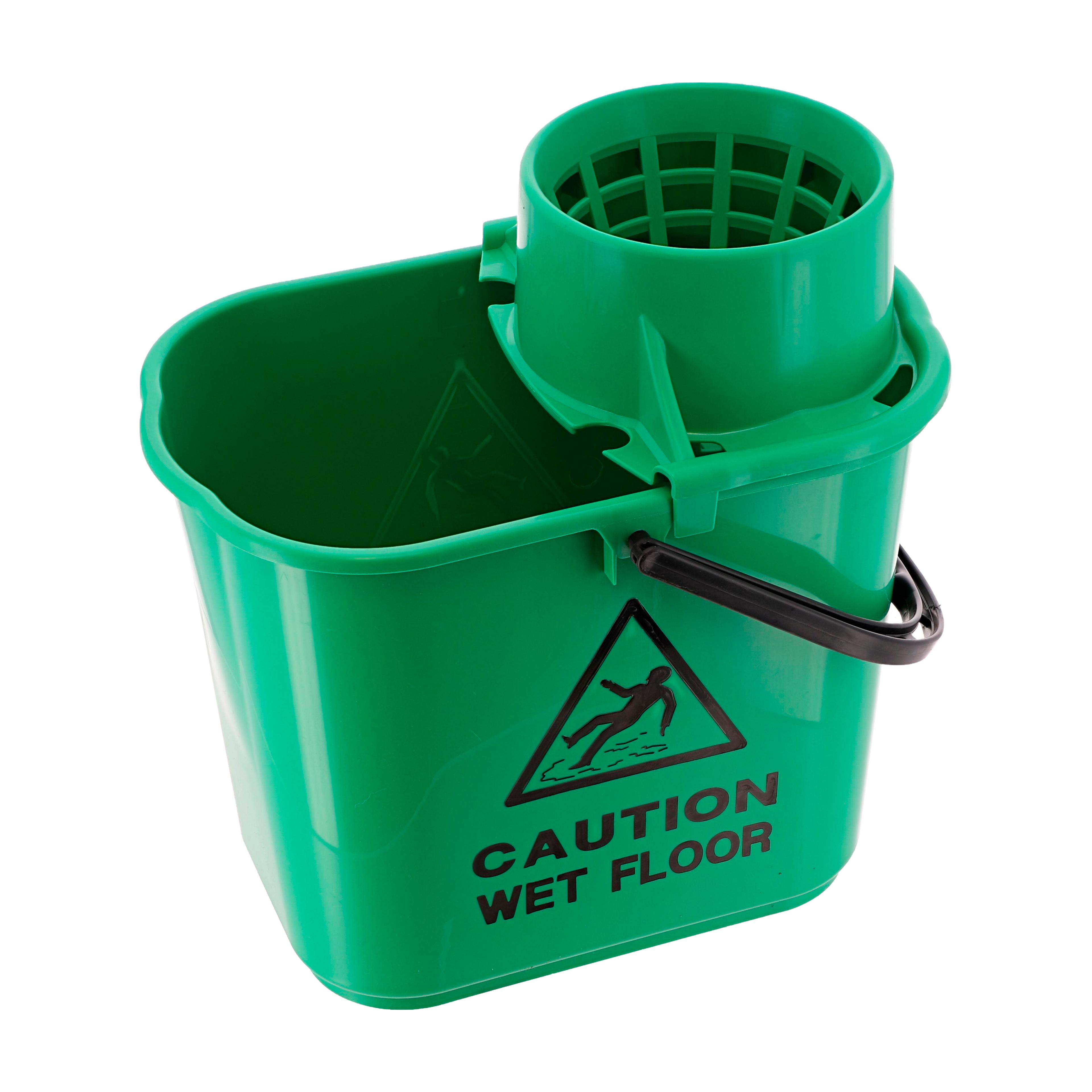 Classmates Professional Mop Bucket and Wringer - Green