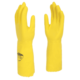 Polyco Extra Long Household Rubber Gloves - Medium - Yellow