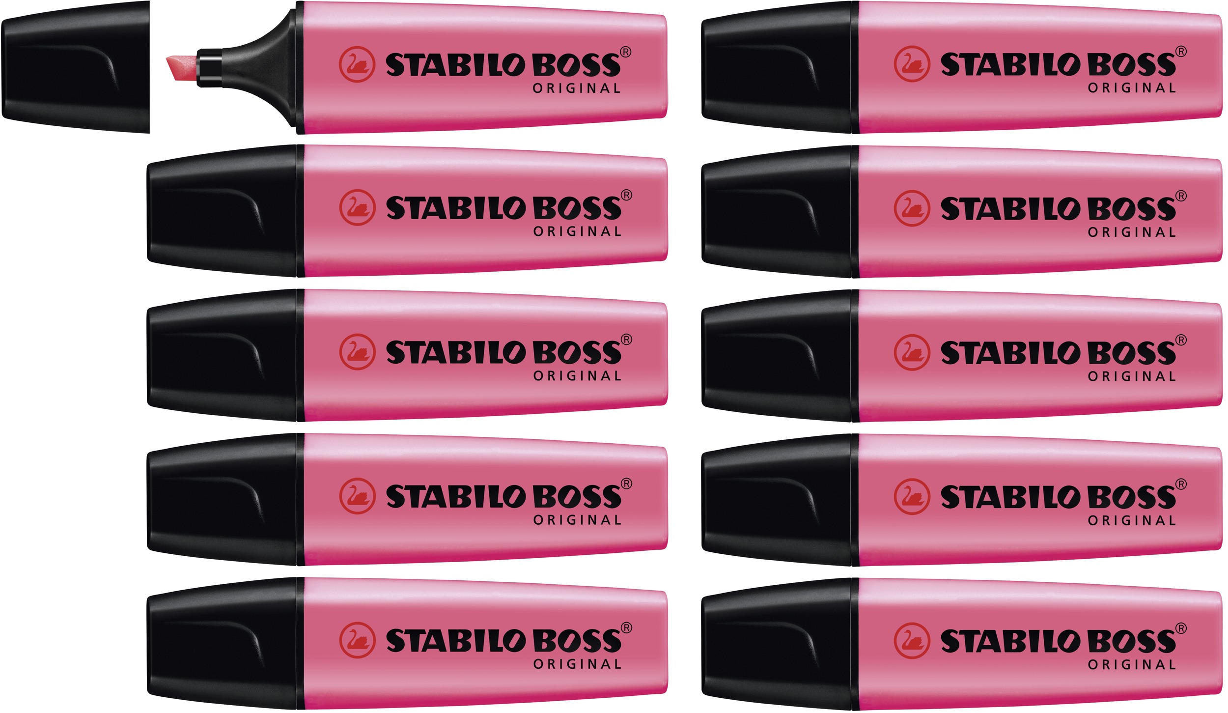 Stabilo Boss H Lighter Pinkx10