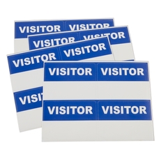 Classmates Visitor Labels - 52x38mm - Pack of 16 Labels