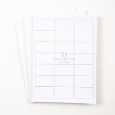 Classmates Multipurpose Labels - White - 63.5x38.5mm - Box of 100 Sheets