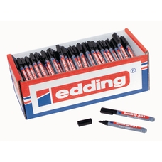 edding 361 Whiteboard Marker Pens - Black - Fine Tip - Pack of 200