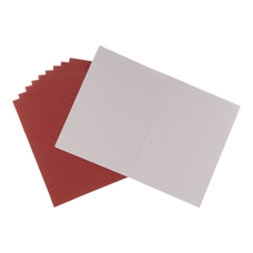 Classmates A4 Exercise Book 64 Page, 8mm Ruled / Plain Alternate, Red - Pack of 50