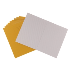 Classmates A4 Exercise Book 64 Page, 8mm Ruled / Plain Alternate, Yellow - Pack of 50