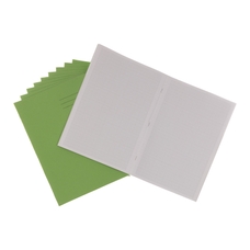 A4 Exercise Book 64 Page, 8mm Ruled With Margin Plus 2:10:20 Graph Alternate Pages, Light Green - Pack of 50