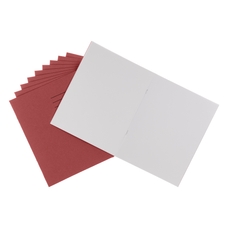 Classmates 9x7" Exercise Book 64 Page, Plain, Red - Pack of 100