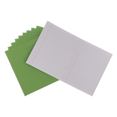 Classmates 9x7" Exercise Book 80 Page, 8mm Ruled With Margin, Light Green - Pack of 100