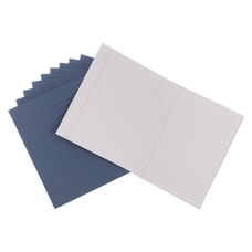 9x7" Exercise Book 120 Page, 8mm Ruled With Margin, Dark Blue - Pack of 50