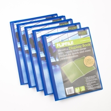 FlipFile Display Book - A4 - Blue - Pack of 10