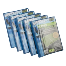 FlipFile Display Book - A4 - Blue - Pack of 5