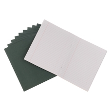 Classmates 9x7" Exercise Book 120 Page, 8mm Ruled With Margin, Dark Green - Pack of 50