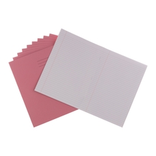 Classmates A4 Exercise Book 64 Page, 8mm Ruled With Margin, Pink - Pack of 50