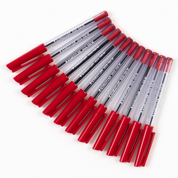 HE310173 - STAEDTLER Ballpoint Pen - Red - Pack of 50