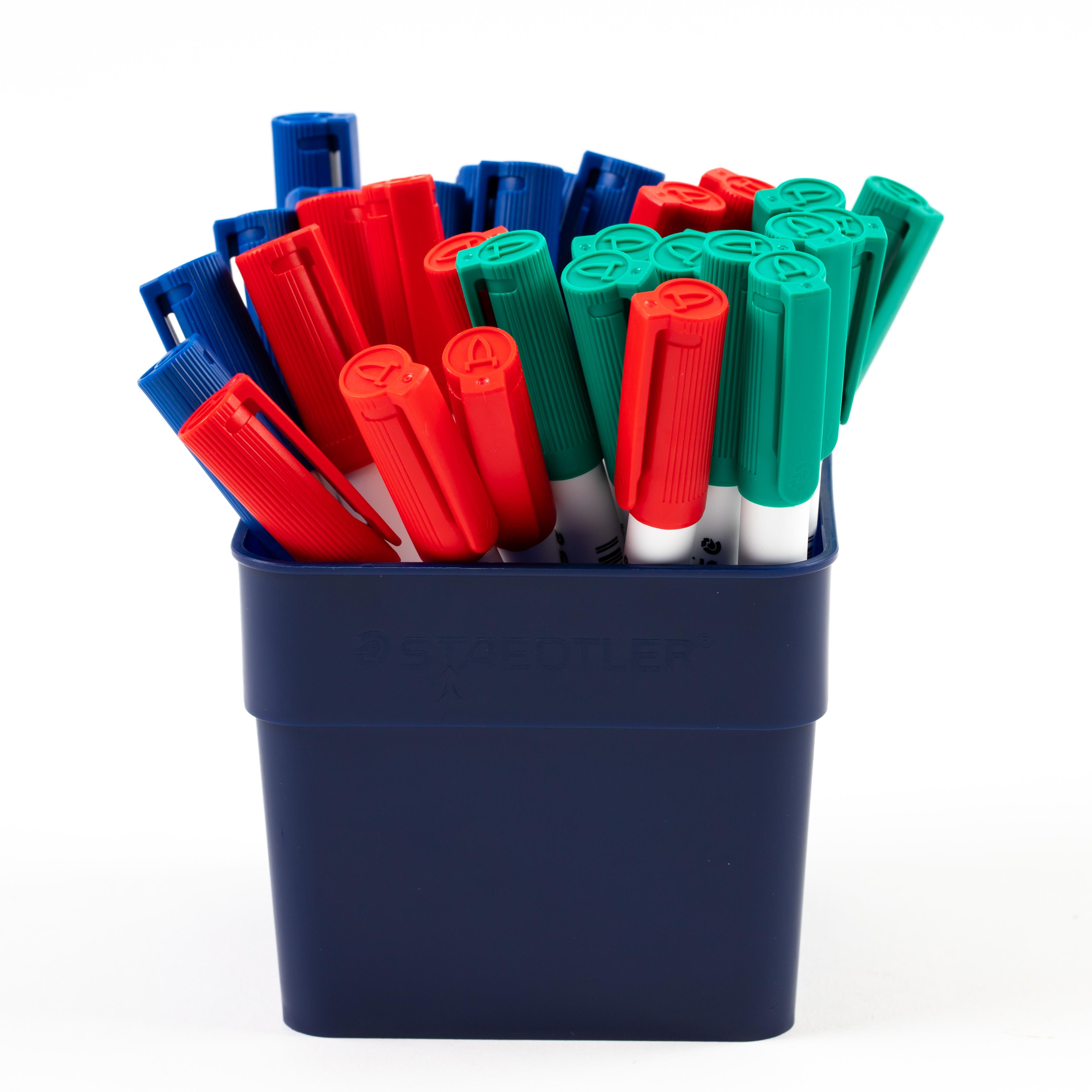 STAEDTLER Whiteboard Marker Pens - Assorted - Bullet Tip - Pack of 36
