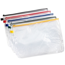 Heavy Duty Zip Wallet - A3 - Assorted - Pack of 5