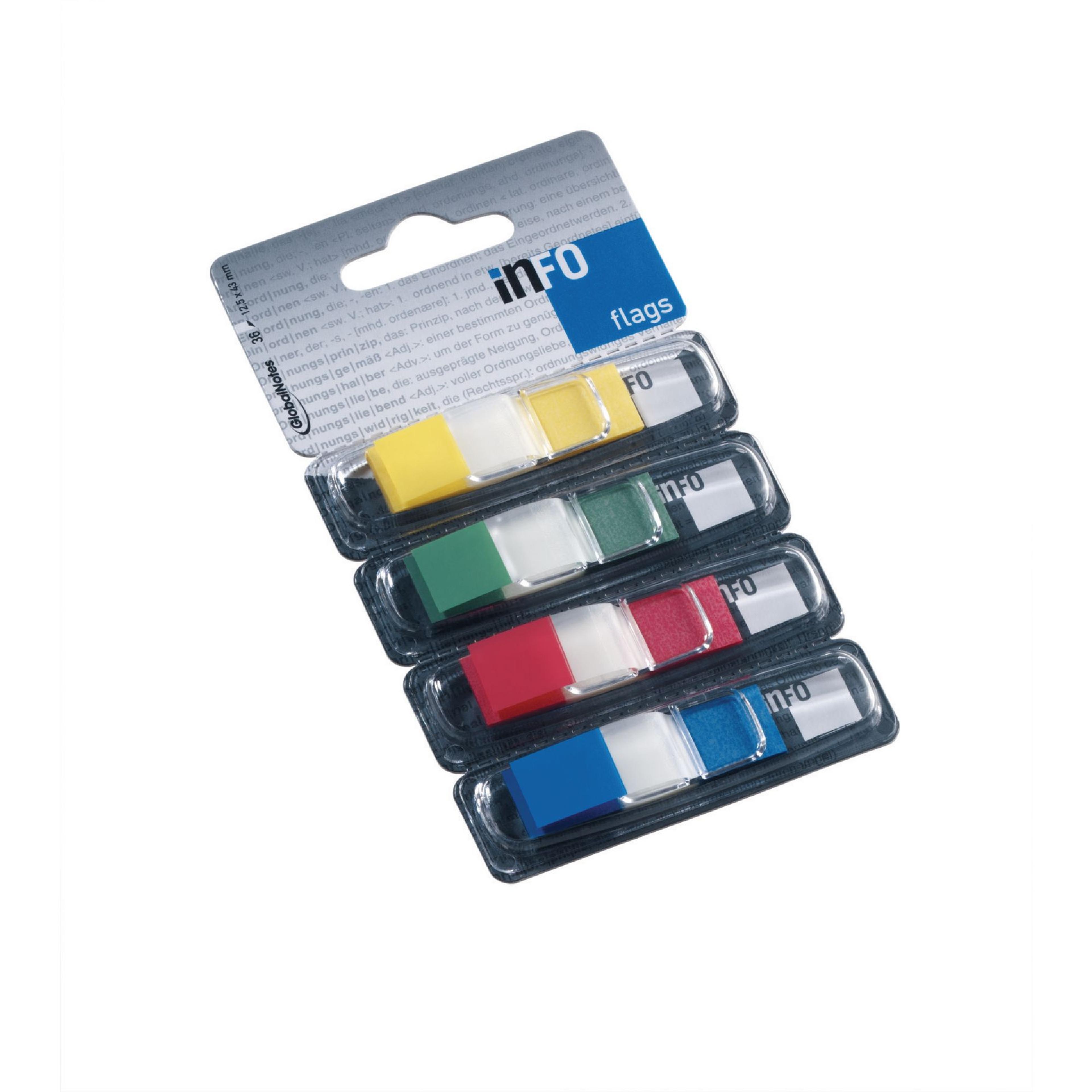 inFO Page Flags – Colour Tips - 12 x 43mm