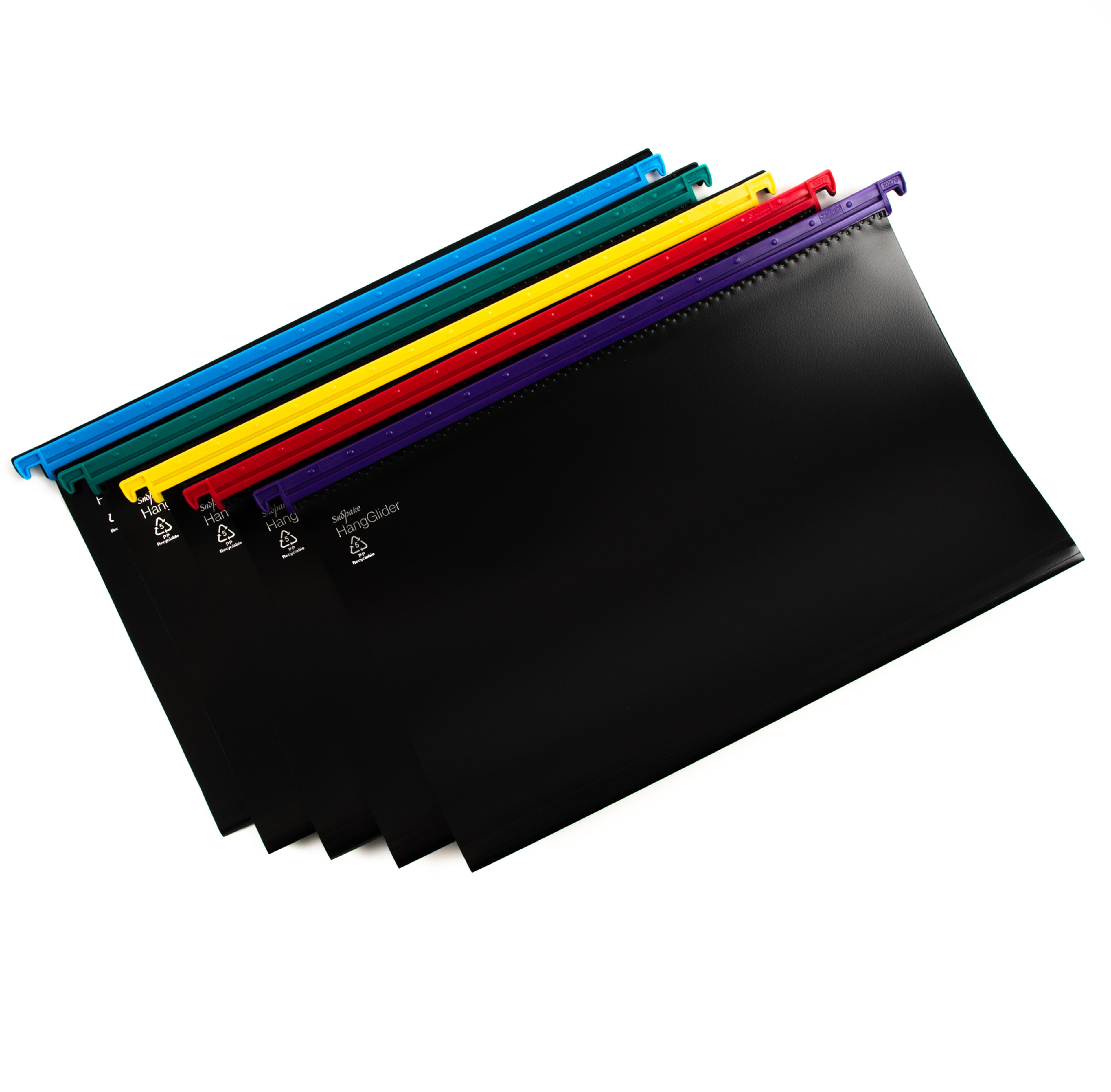 Snopake HangGlider Suspension File - Foolscap -Assorted - Pack of 25