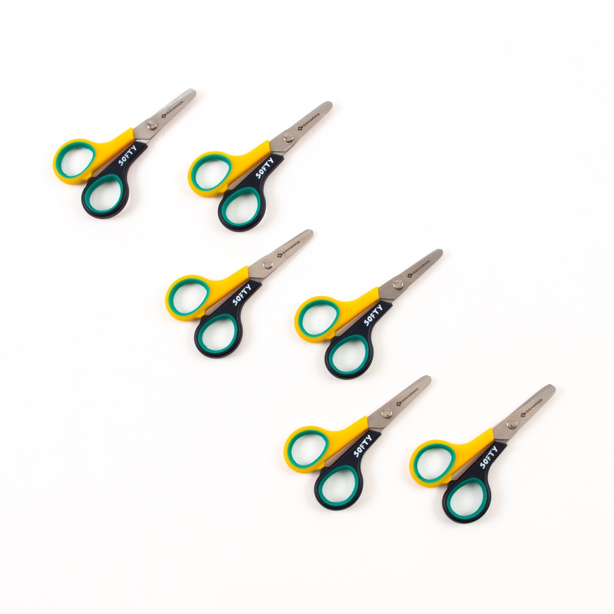 Soft Grip School Scissors - Left Handed - Pack of 12 | HC315126 ...