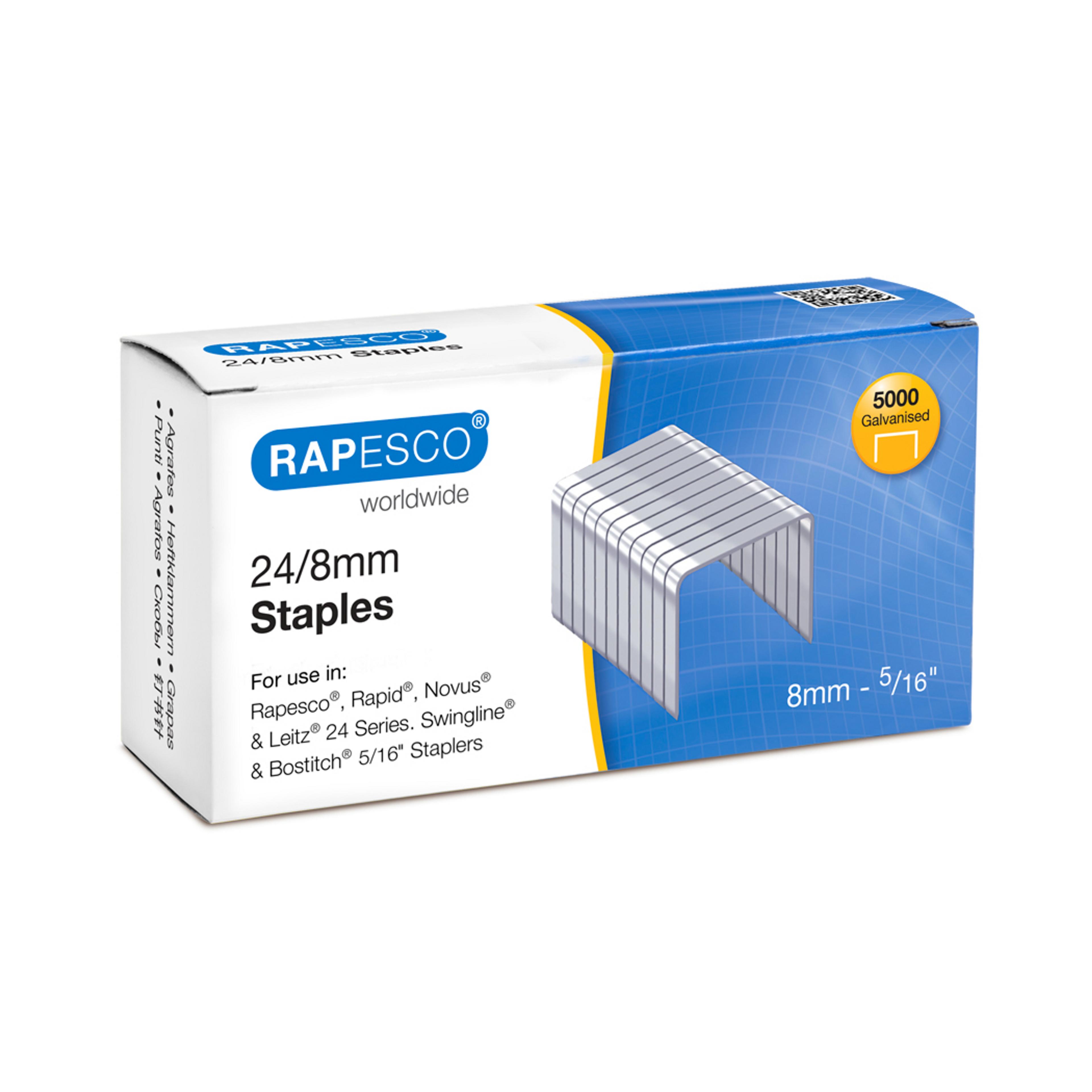 RAPESCO Staples - 24/8mm - Pack of 5000