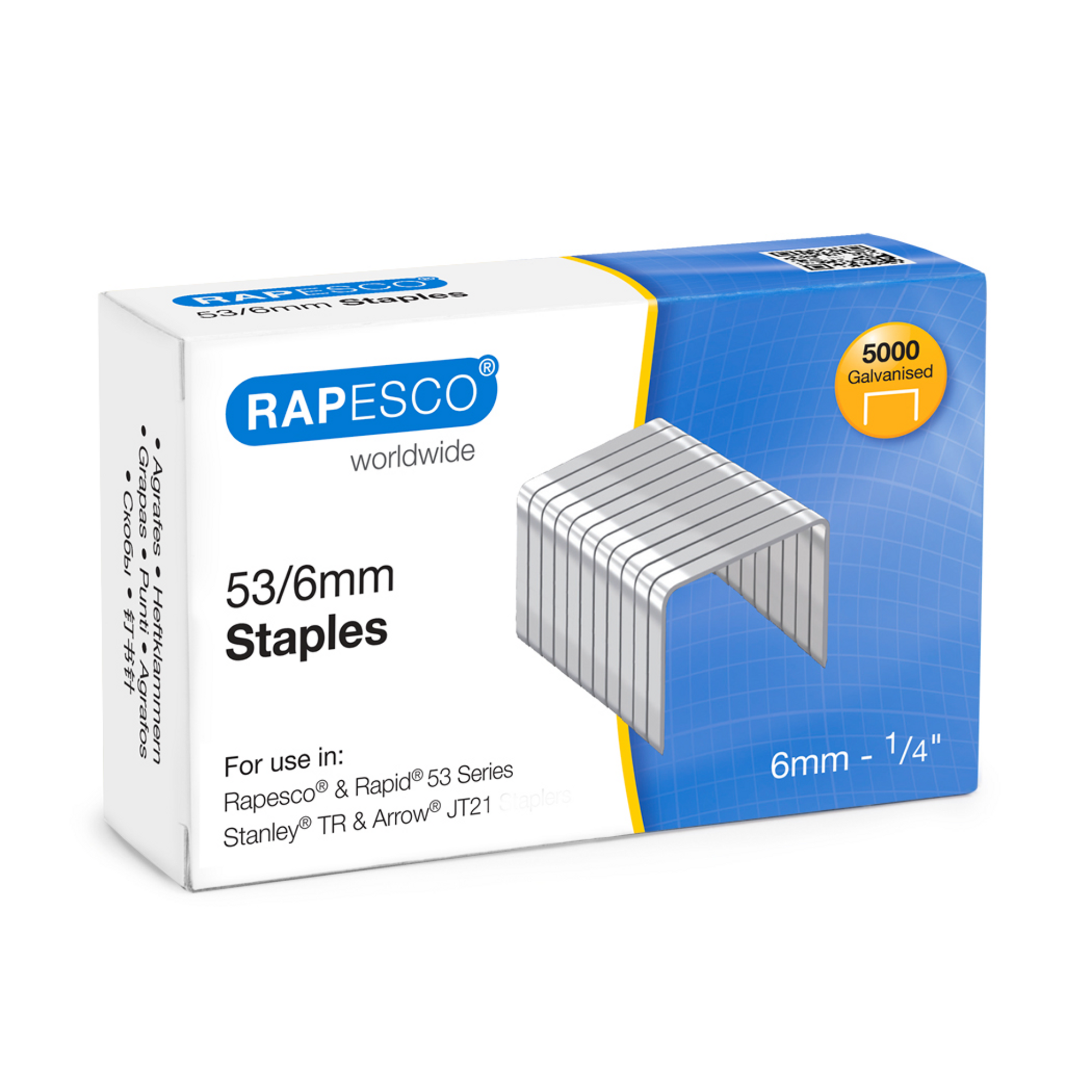 Rapesco 53/6 Staples P5000