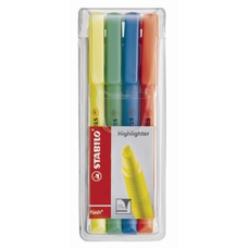 Stabilo Flash Highlighter Assorted - Pack of 4