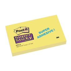 Post-it® Super Sticky Notes - 76 x 127mm