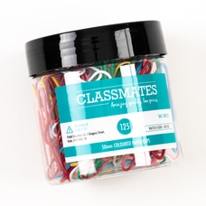 Classmates Giant Paper Clips - Assorted - 50mm - Pack of 125