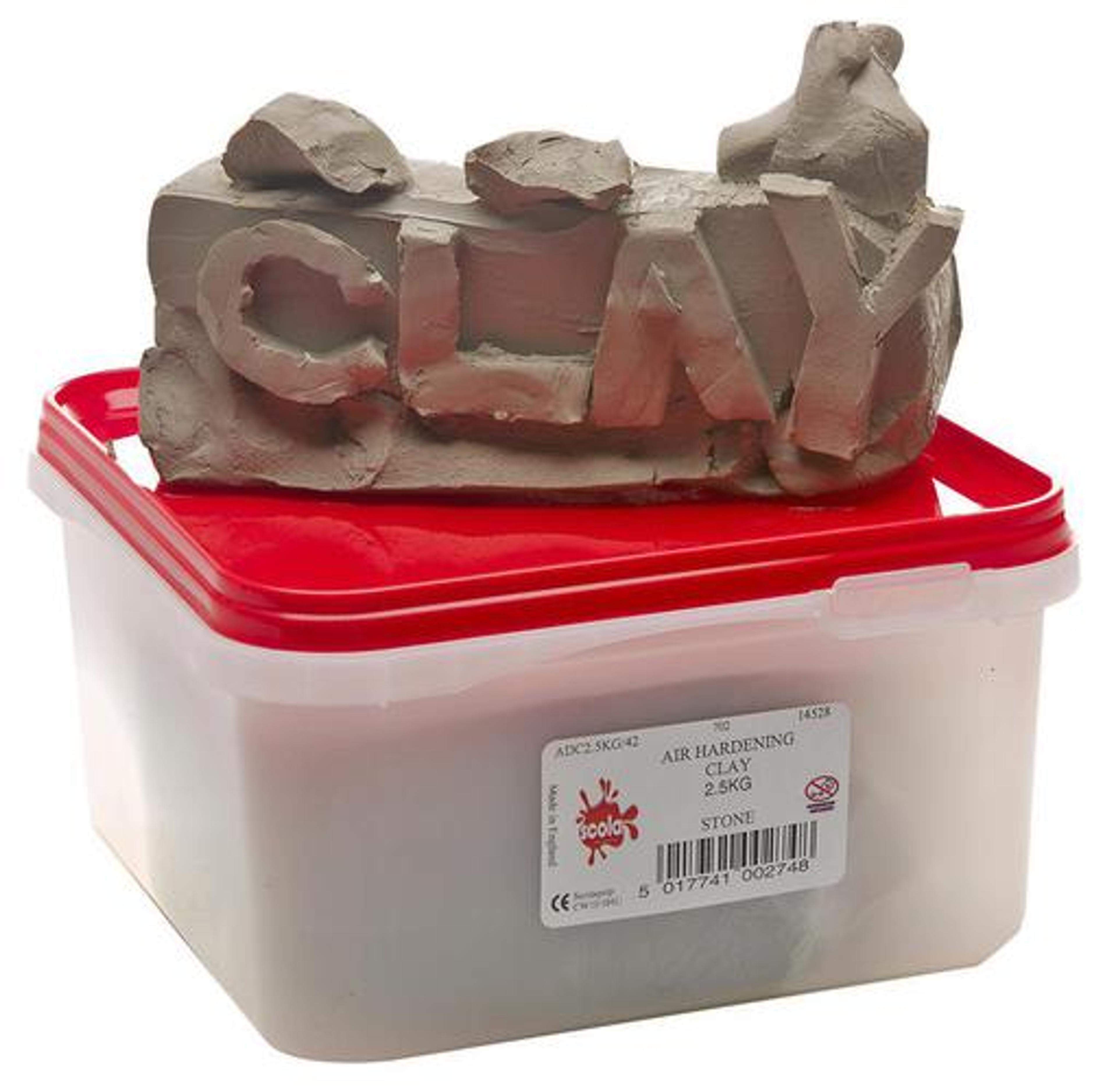 Scola Air Drying Modelling Clay - 2.5kg – Stone
