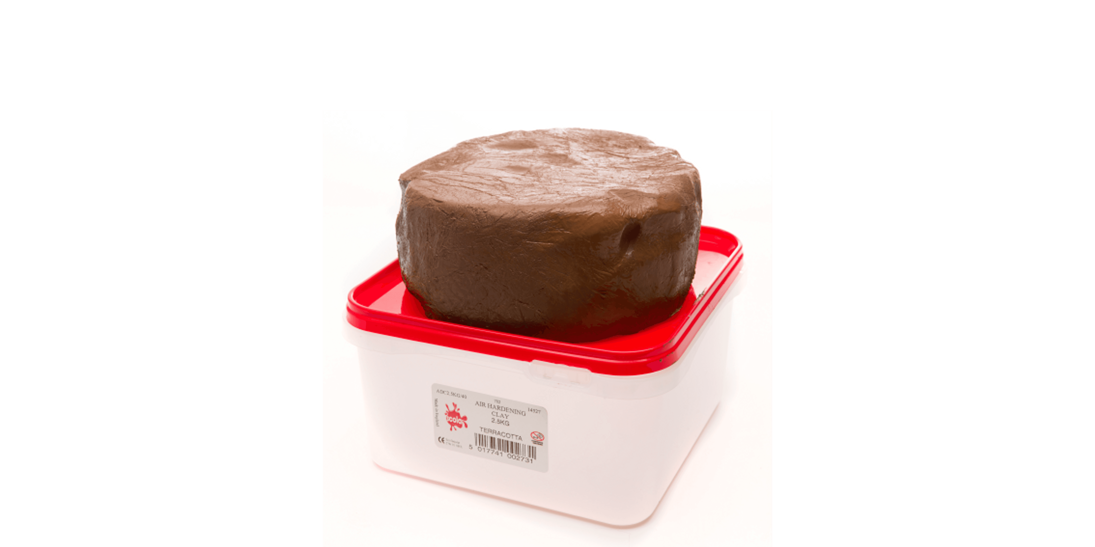 Scola Air Drying Modelling Clay - 2.5kg – Terracotta