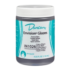 Duncan Envision Brush-On Glazes - Very Black - 118ml
