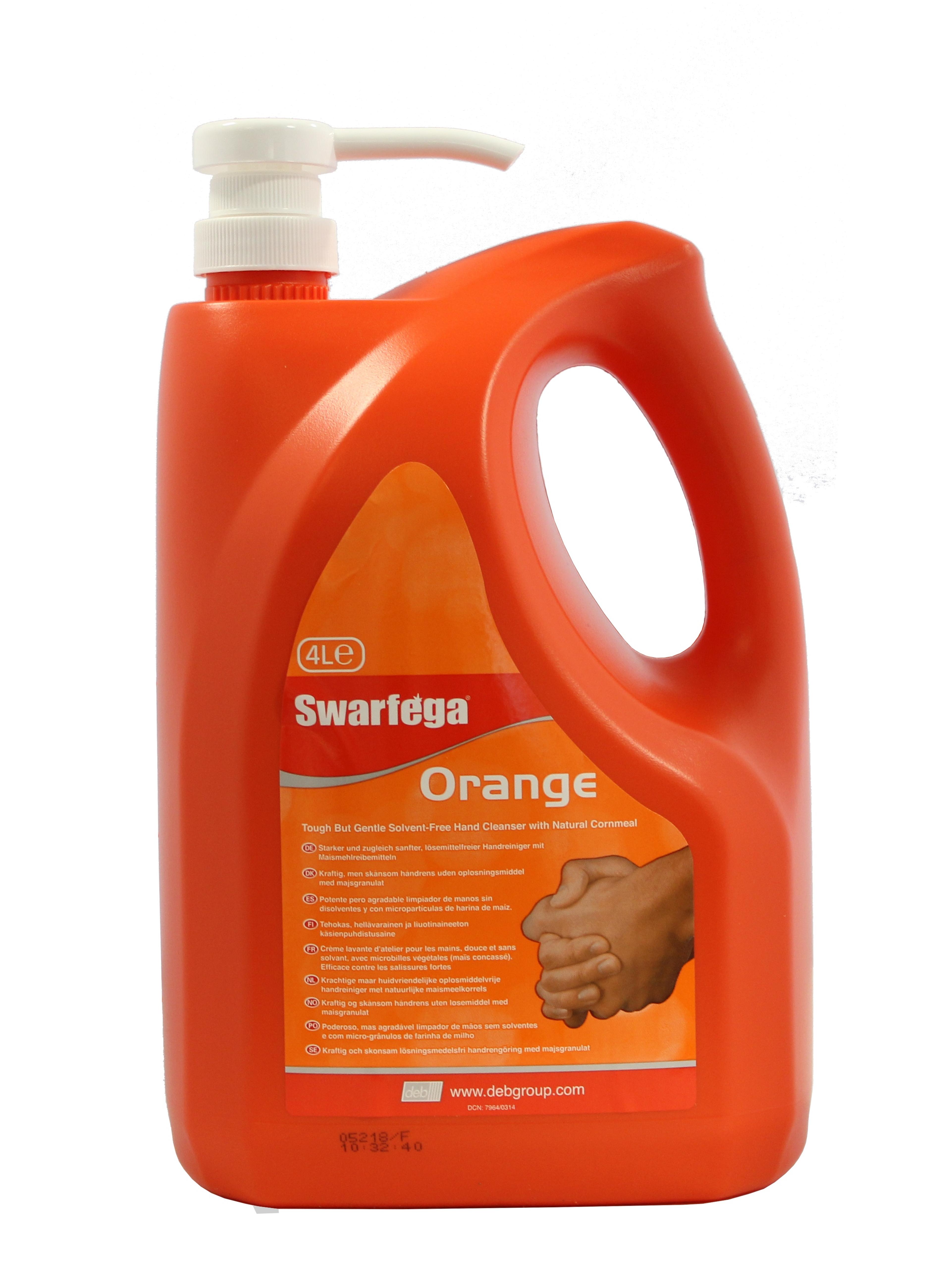 Swarfega Orange Hand Cleaner - 4L - Pack of 4