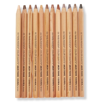 A344766 - Lyra Color Giants Skin Tones Colouring Pencils ...